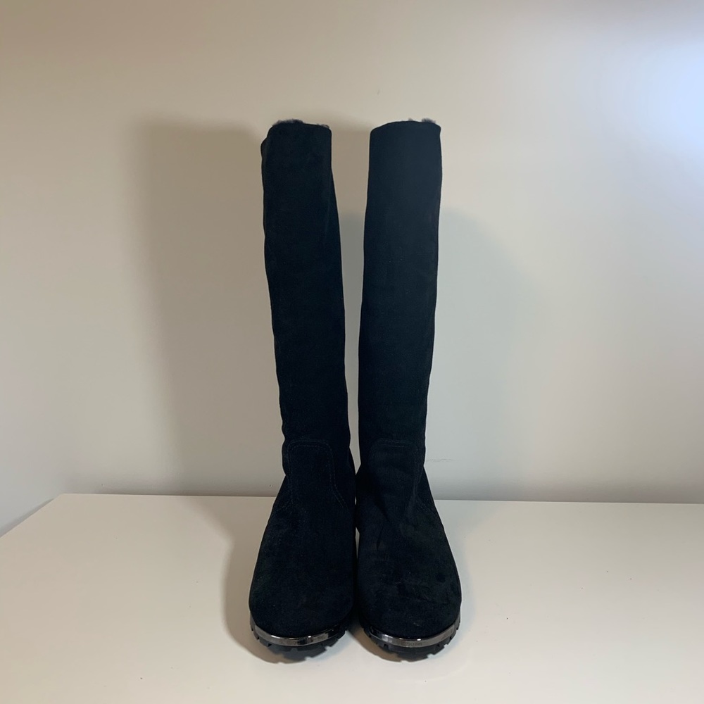 Baldinini knee high boots in Suede